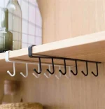 Kitchen Storage Rack Cupboard Hanging Hook Hanger Storage Organizer Holder - Image 8