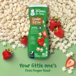 Gerber Grain & Grow Organic Strawberry Puffs Baby Snacks (1.48 oz) - Image 3