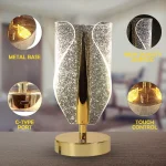 Luxury Crystal Table Lamp With Usb Charging - Image 4