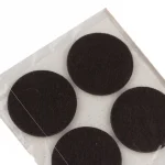 Round Table Foot Pad Black Set Of 4 pc - Image 4